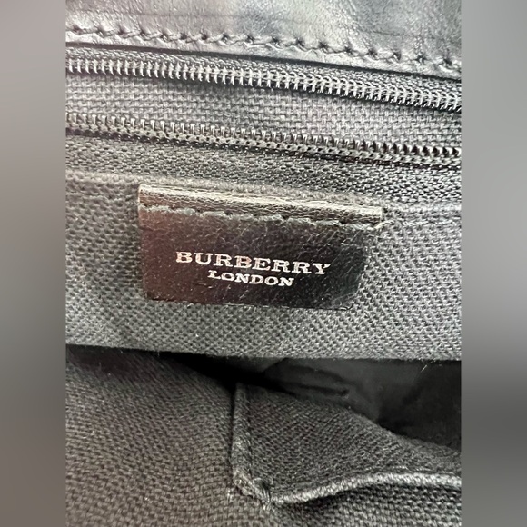 🚨LOW START Vintage AUTHENTIC Burberrys Classic Check Wool Handbag w/ COA - Picture 6 of 10